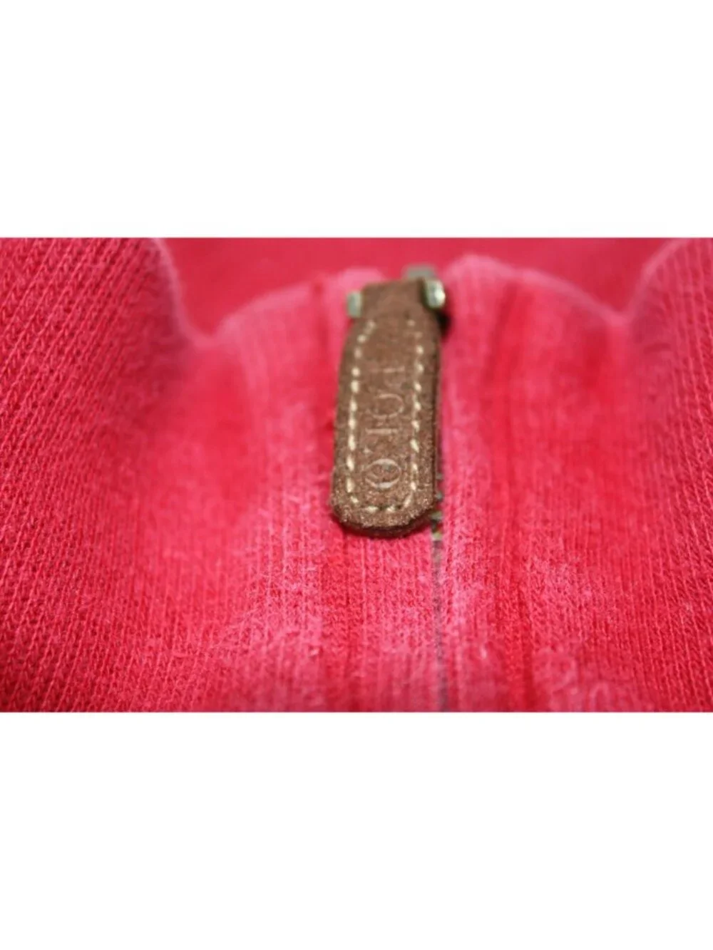 Polo Ralph Lauren Mens Half-Zip Pullover Red Size L 100% Cotton Estate Rib Pre-O